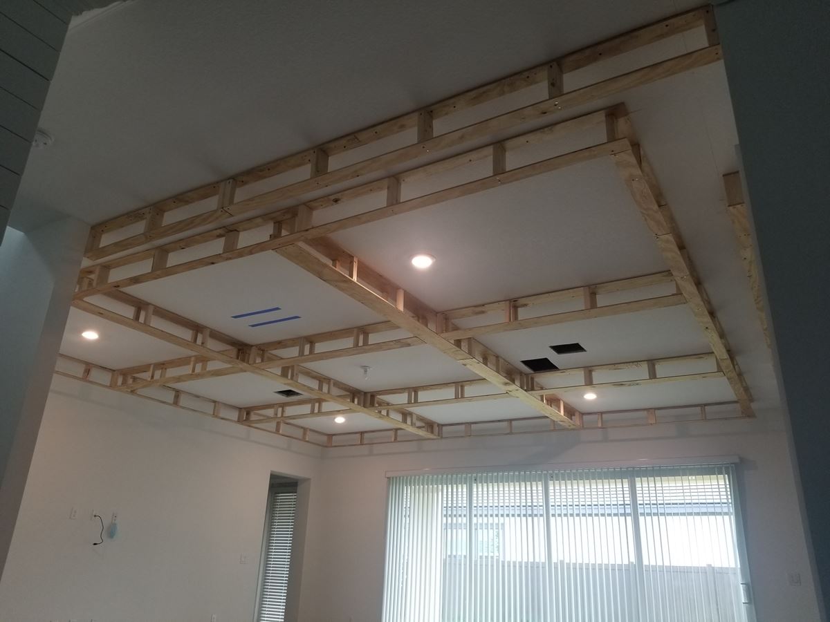 Custom Ceiling Installation In Royal