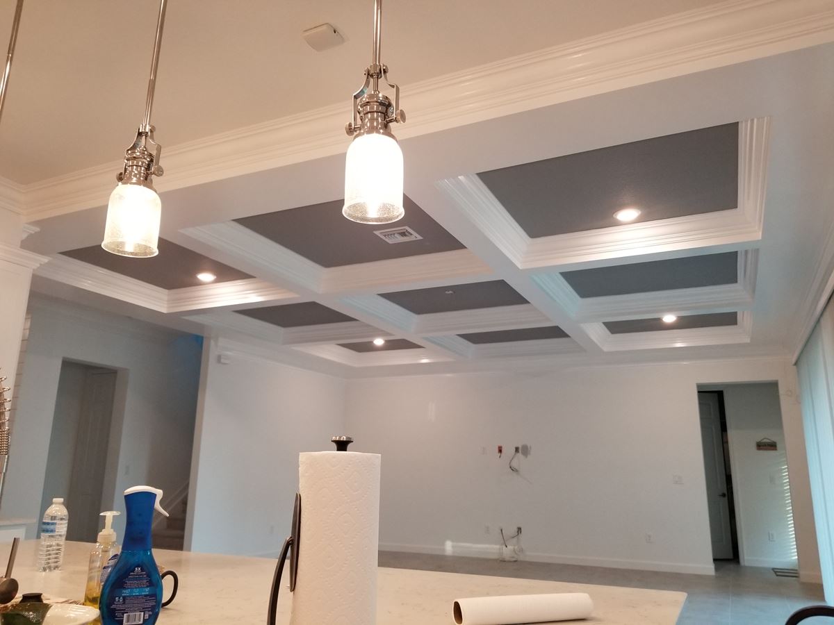 Custom Ceiling Installation In Royal