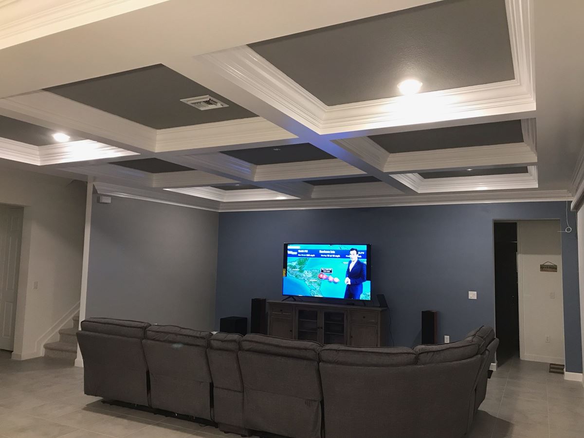 Custom Ceiling Installation In Royal