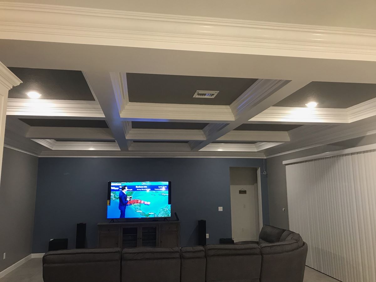 Custom Ceiling Installation In Royal