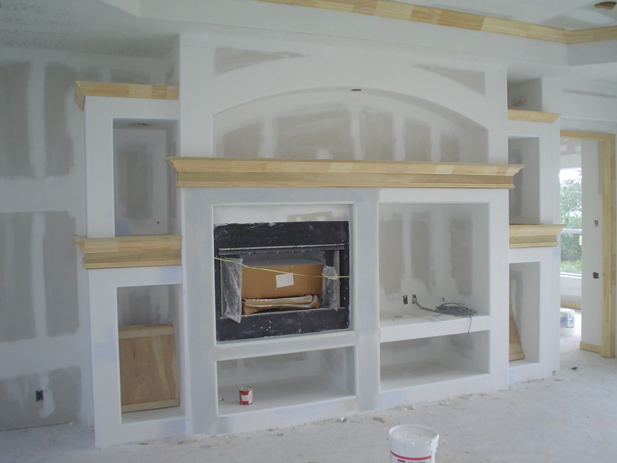 Features To Consider For Your Jupiter Custom Built Entertainment Center Castle Rock Drywall Co - Custom Built In Drywall Entertainment Center