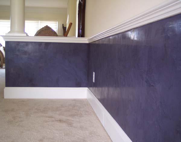 Polished Venetian Plaster - Deep Blue - Spokane, WA — Venetian Plaster -  Spokane / Coeur d'Alene - (509) 828-2964